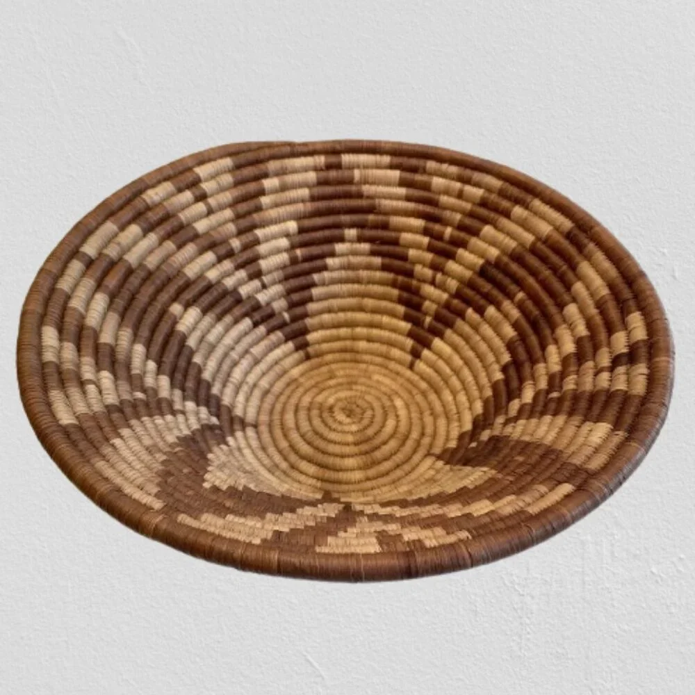 Coiled Vintage Bowl Basket Wall Art 11.5